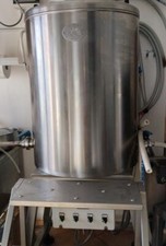 IMPIANTO BIRRA ARTIGIANALE ELETTRICA-CALDAIA BOLLITURA 200 LITRI E INFUSTATRICE