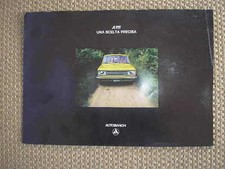 BROCHURE ORIGINALE AUTOBIANCHI A 111 DEPLIANT PROSPEKT