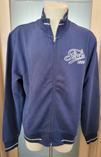 FELPA UOMO FIAT 1899 TG. XXL 54  BLU CON ZIP - 100% ORIGINALE