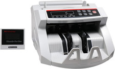 Conta Banconote Professionale Con Rilevatore Di Banconote False E Doppio Display