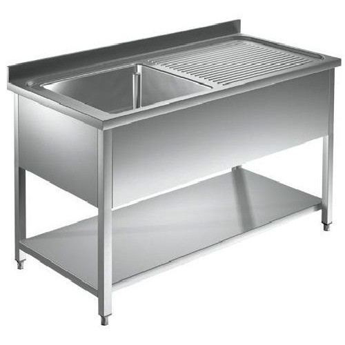 Lavello 120x60x85 acciaio inox