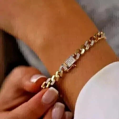 Bracciale donna maglia cubana