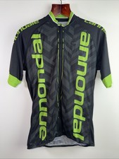 Cannondale maglia ciclismo grande full zip nero verde
