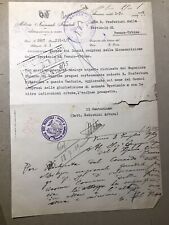 Documento Milizia forestale Ancona 1929
