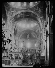 ANTIQUE Magic Lantern Slide ST