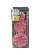 stampi ad espulsione cm 10 set 3 fiori Cake Design pasta di zucchero pasticceria