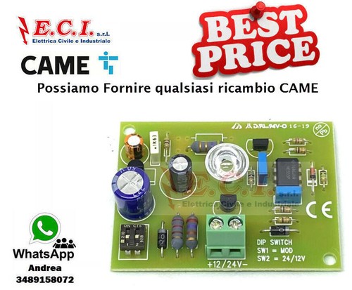 Came originale scheda - came,