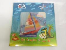 KIT/QUADRO MEZZO PUNTO 15X15 "BARCA A VELA"