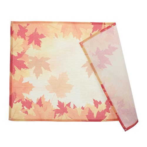 Tovaglietta lino foglia - ,