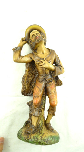 Vecchia statuina presepe - vecchia,