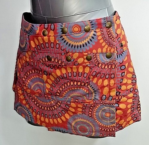 Minigonna con bottoni - , a