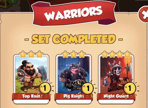 Carte coin master set