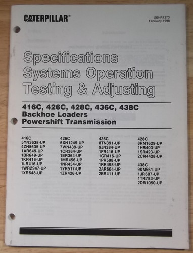 Caterpillar 416c 426c - 416c,