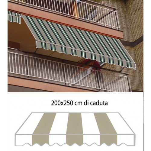 Tenda parasole caduta beige - a,