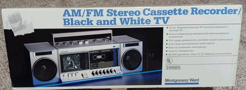 Montgomery ward boombox 39985 - montgomery,