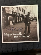 STEPHEN FRETWELL, Man on the roof 12” vinyl LP SIGNED  rare 