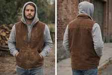 Gilet Carhartt uomo L marrone