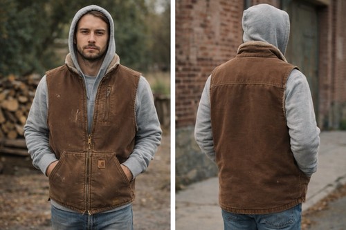Gilet carhartt uomo - uomo, marrone