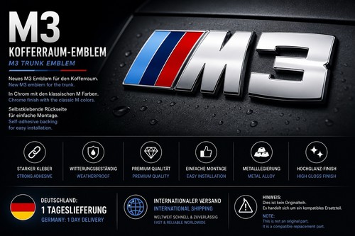 Emblema bagagliaio bmw - emblema,