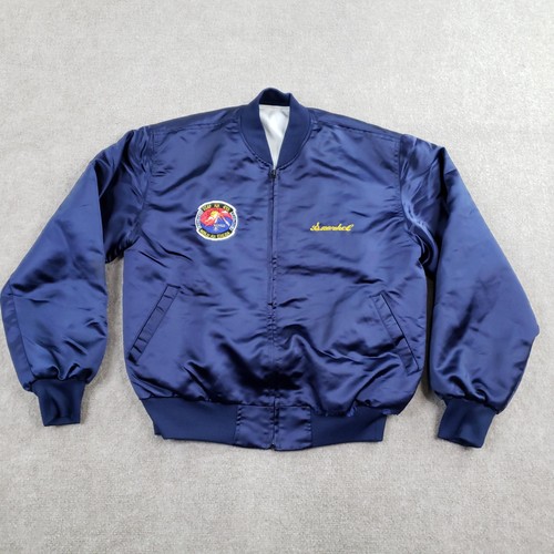 Giacca bomber vintage uomo blu - giacca,
