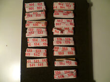 20 NUMERI CONTRASSEGNO CUCIRE MARCA BIANCHERIA CASA RIPOSO OSPEDALE COLONIA