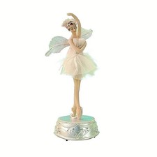 CARILLON MECCANICO Cm.28 con BALLERINA DANZANTE Melodia:VALZER dei FIORI 27011