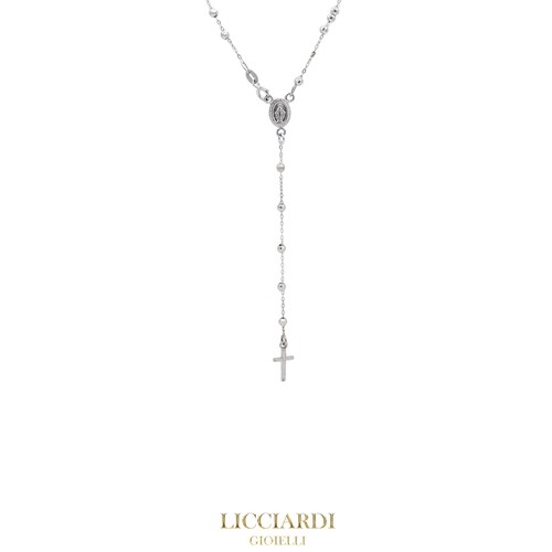 Collana unisex rosario oro
