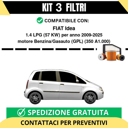 Kit filtri tagliando - kit,