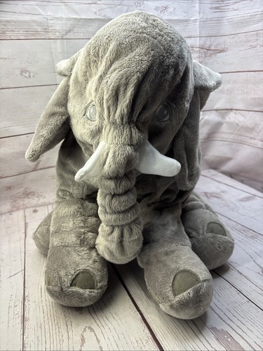 Ikea gray elephant plush - gray,