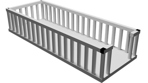 Tetto per container 20ft - per,
