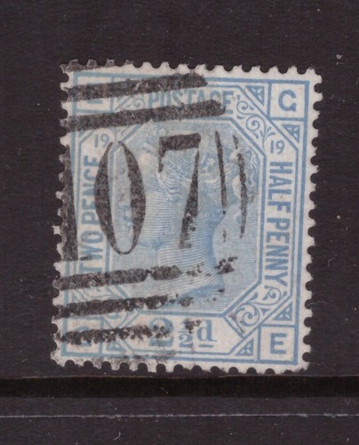 Queen victoria 1873 blue - 1873, 2½d