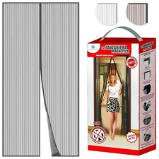 Zanzariera Magnetica per Porte Finestre con Velcro Calamite Chiusura Automatica