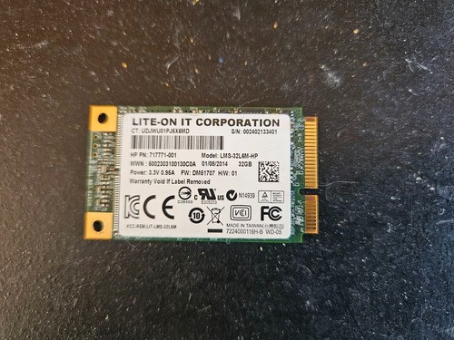 Modulo ssd msata lite on - ssd, hp