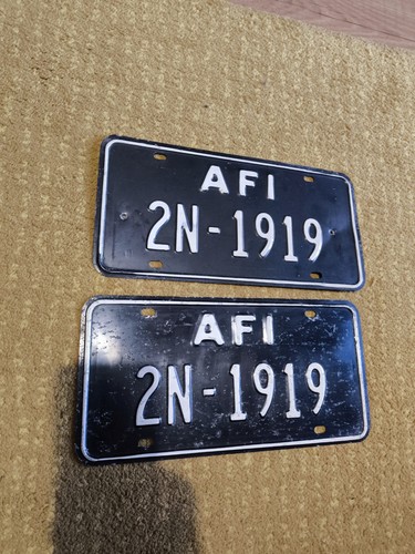 License plate italy - targa, afi