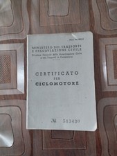 1974 Piaggio Ciao C7 Libretto No Vespa 