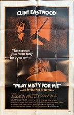 Play Misty for Me locandina film originale 27x41 teatro piegato un foglio