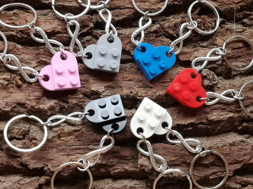 Lego heart keyring friendship - *lego,