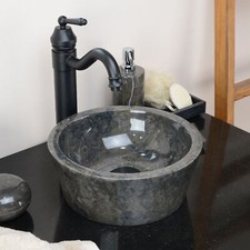 Lavabo da appoggio in marmo