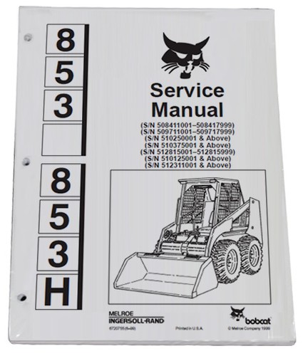 Bobcat 853 853h - 853, steer
