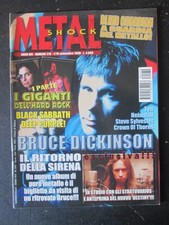 METAL SHOCK 270 1998 BLACK SABBATH BRUCE DICKINSON STEVE SYLVESTER [G209]