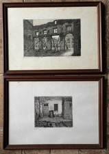 Coppia Di Acquaforte Vedute Di