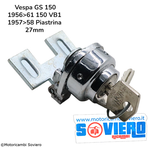 Serratura bloccasterzo vespa - bloccasterzo,