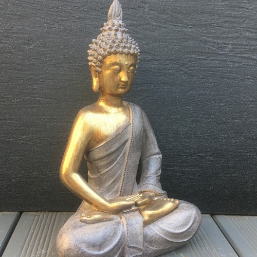 Buddha grigio oro - 26, cm