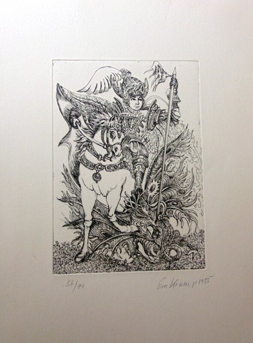 Quadro serigrafia eva krump - serigrafia, "