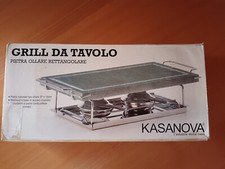 KASANOVA GRILL DA TAVOLO PIETRA OLLARE RETTANGOLARE 