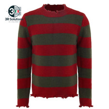 Freddy Krueger Maglione Cosplay Uomo Halloween Rosso Verde Unisex Takerlama