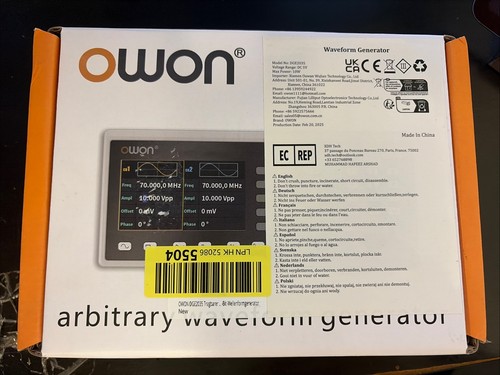 Owon dge2035 35mhz - owon, dge2070