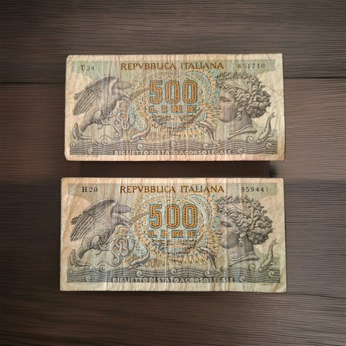 Banconota 500 lire - 500, aretusa