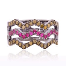 anello da donna a fascia in