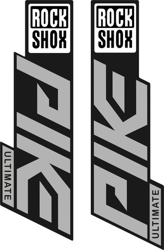 Adesivi forcella rock shox - adesivi,